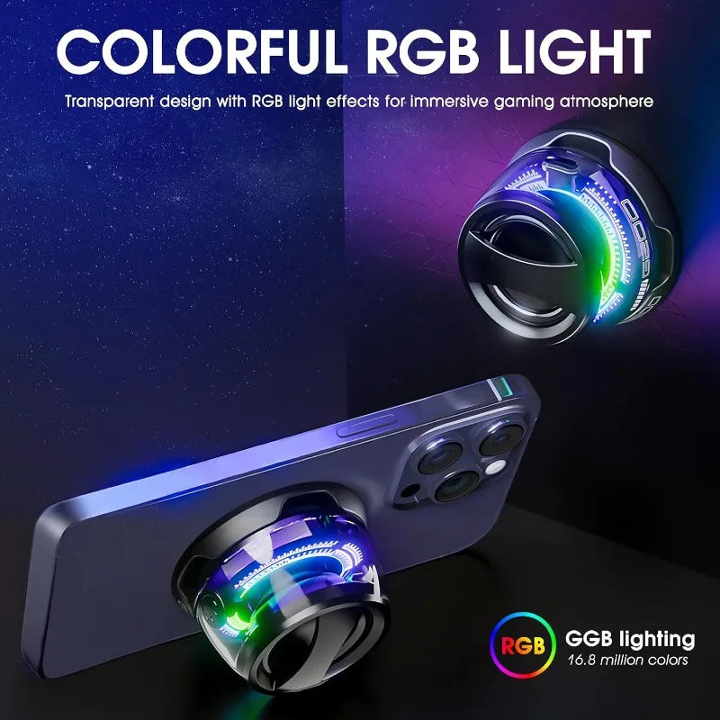 VIKEFON Mini Bluetooth Speaker – Magnetic RGB Speaker with Deep Bass & Bluetooth 5.3