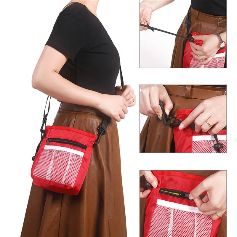 Hands-Free Dog Treat Pouch – Oxford Fabric Training Bag