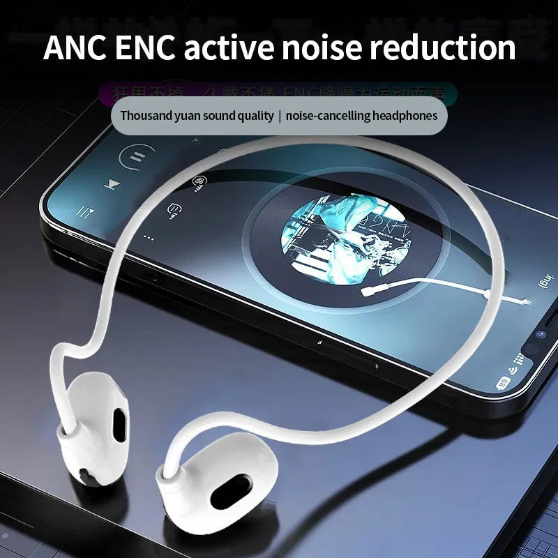 XCZJ Bluetooth 5.3 Sports Earbuds – Air Conduction, Ear Hook, Long Standby