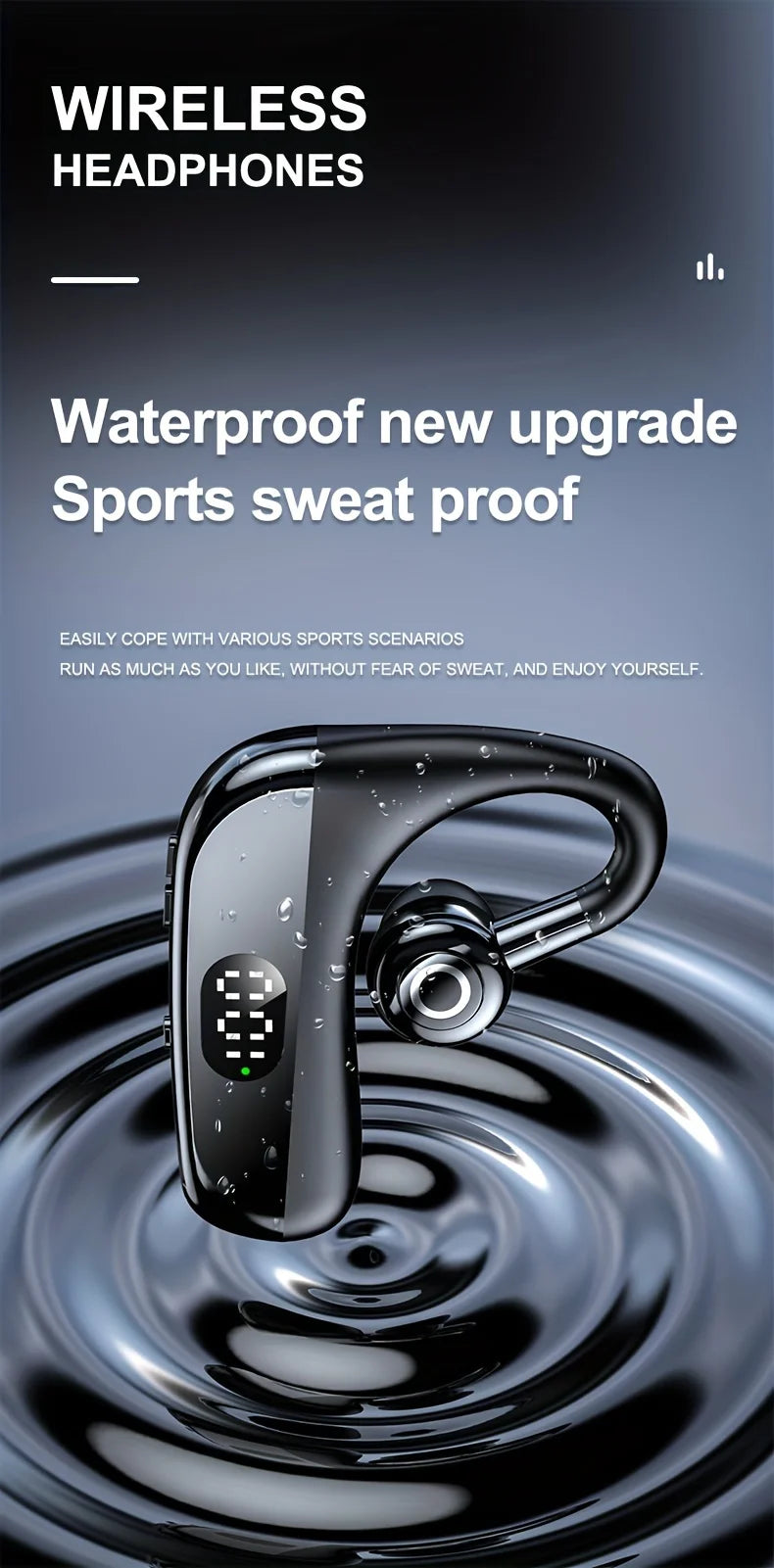 Oein Bluetooth Earphones – ANC, Wireless In-Ear, HiFi Sound