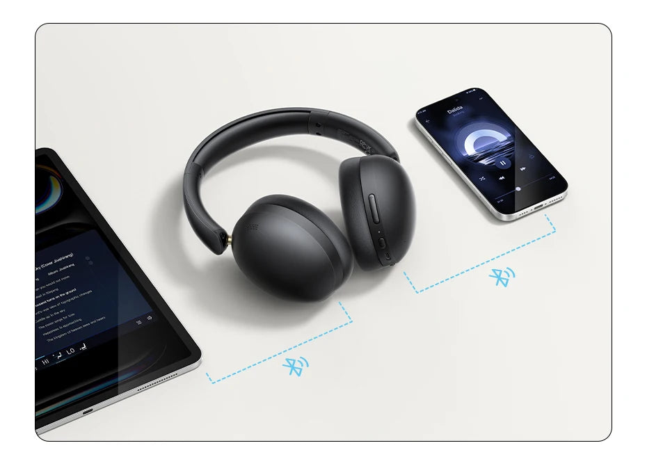 UGREEN Wireless + Wired Headphones – 80 H Battery & Dual Mode