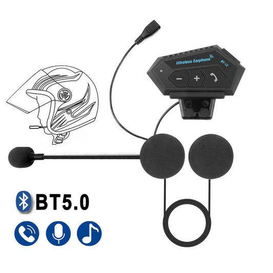 Kankeirr Helmet Bluetooth Headset – Waterproof, Hands-Free Audio – audio-accessory