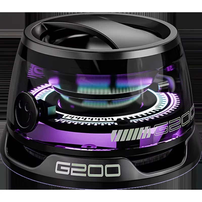 VIKEFON Mini Bluetooth Speaker – Magnetic RGB Speaker with Deep Bass & Bluetooth 5.3