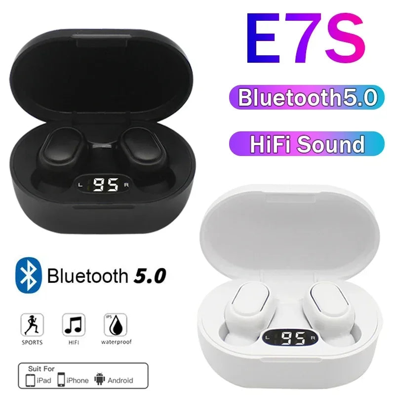 CMAOS E7S TWS Bluetooth Earbuds | Wireless Earphones with Mic