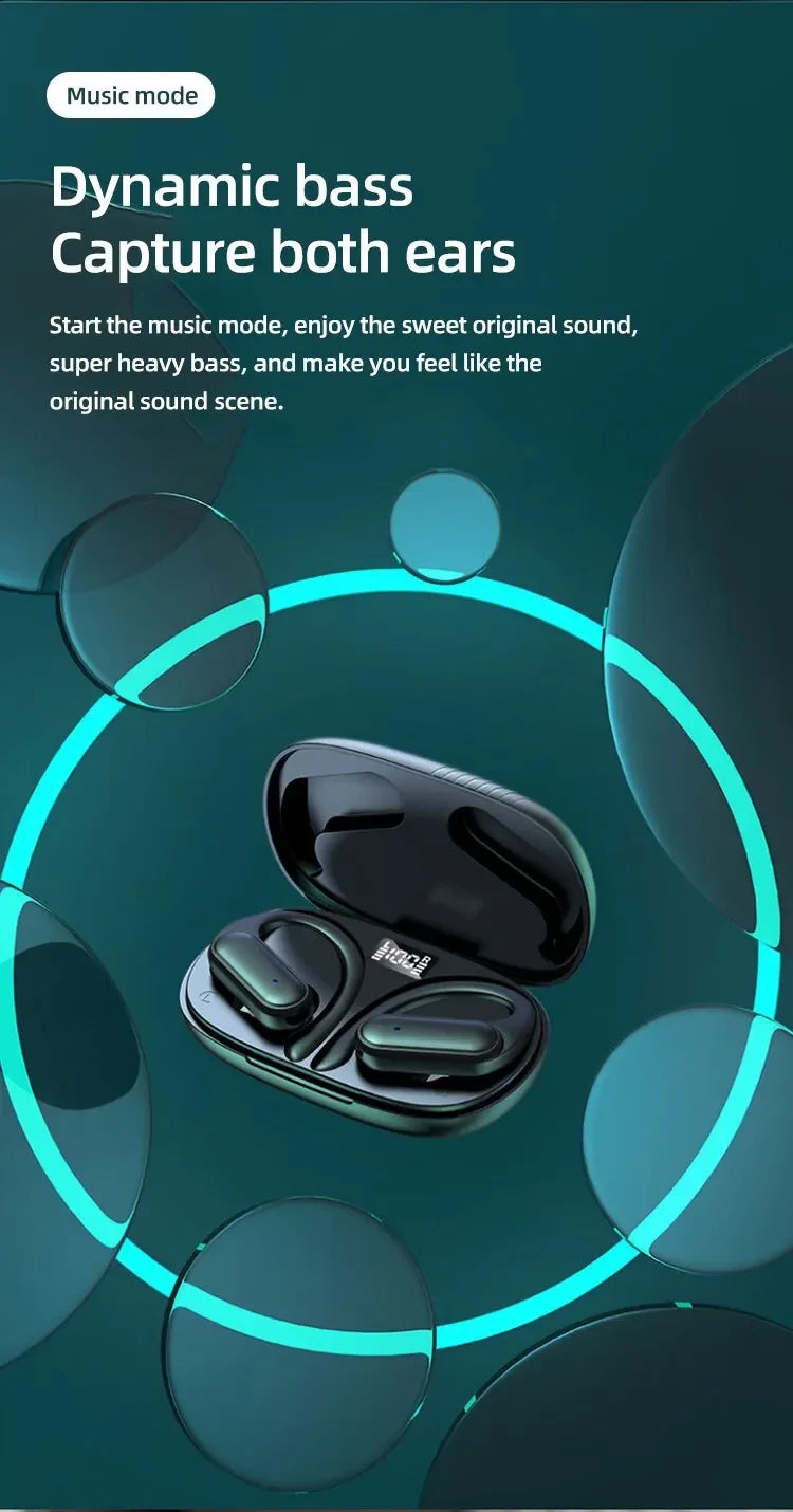 A520 Bluetooth 5.3 Wireless Headset – HD Stereo, Sweatproof – audio-accessory