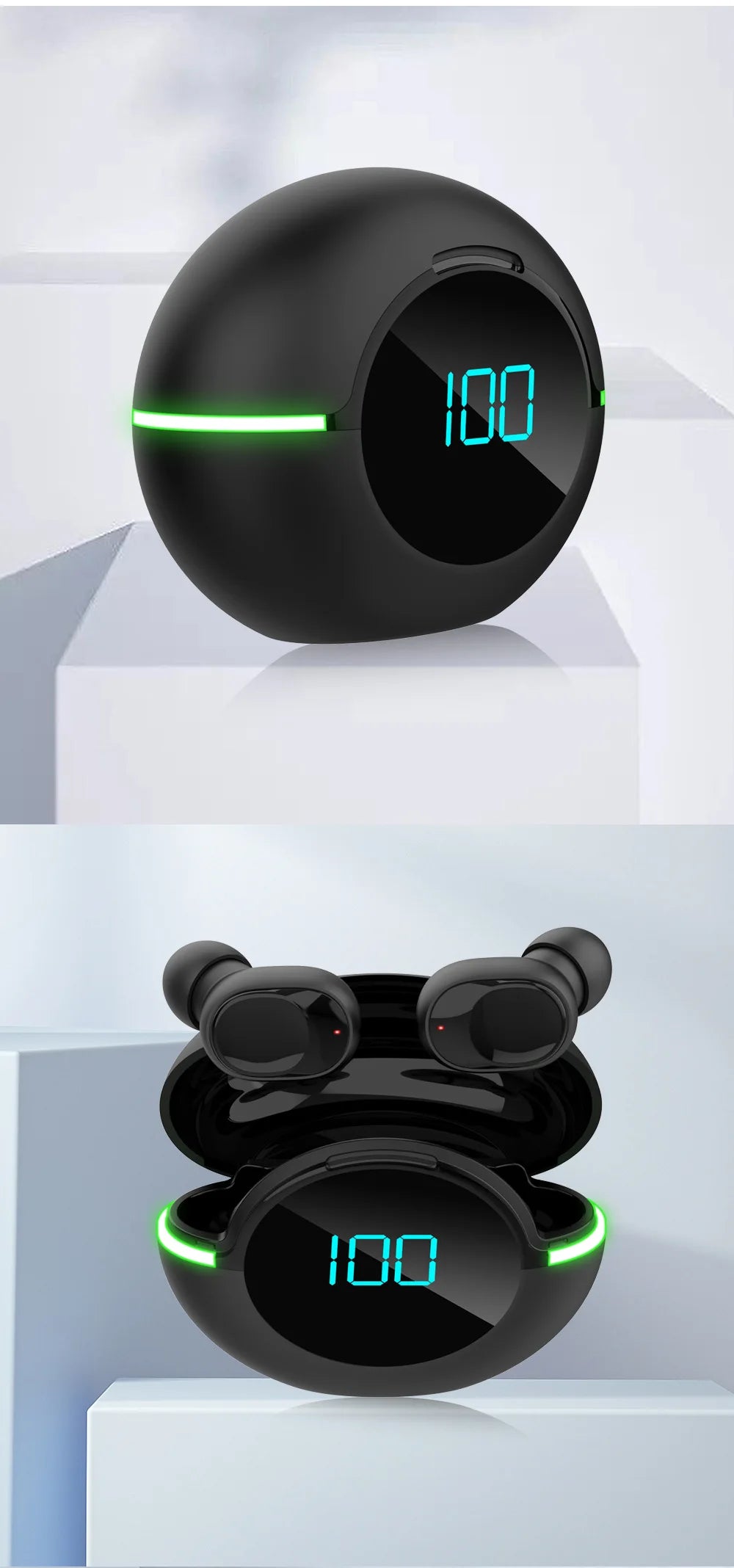 Y80 Bluetooth 5.2 ANC Earphones – True Wireless with Mic – audio-accessory