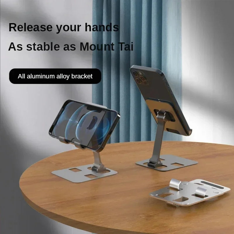 VIKEFON Foldable Aluminum Phone & Tablet Stand – Universal Mount