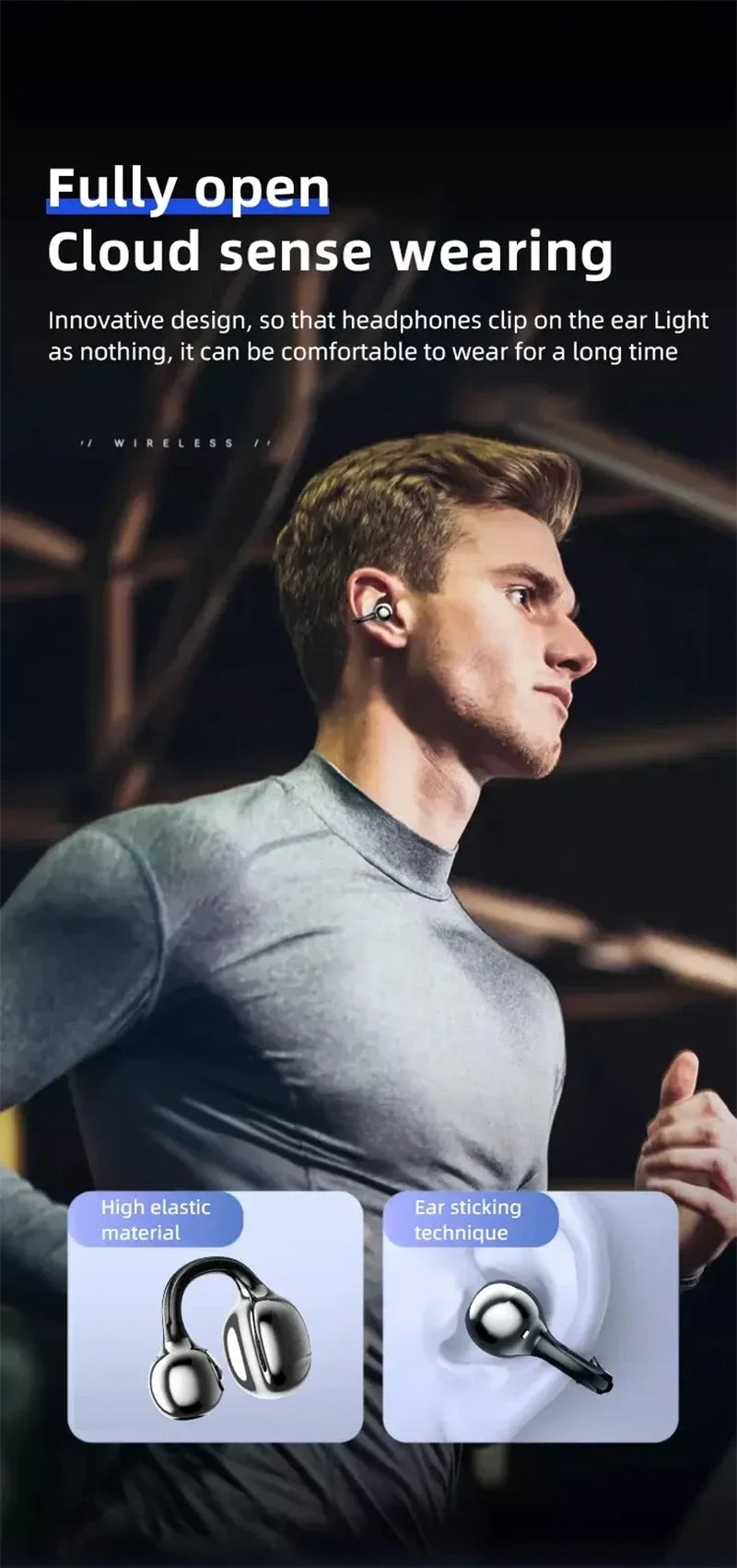 Bone Conduction Bluetooth Headphones – Noise Cancelling – audio-accessory