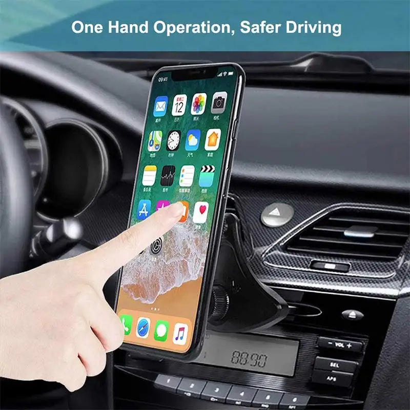 Magnetic Car Phone Holder – CD Slot Mount for iPhone & Android