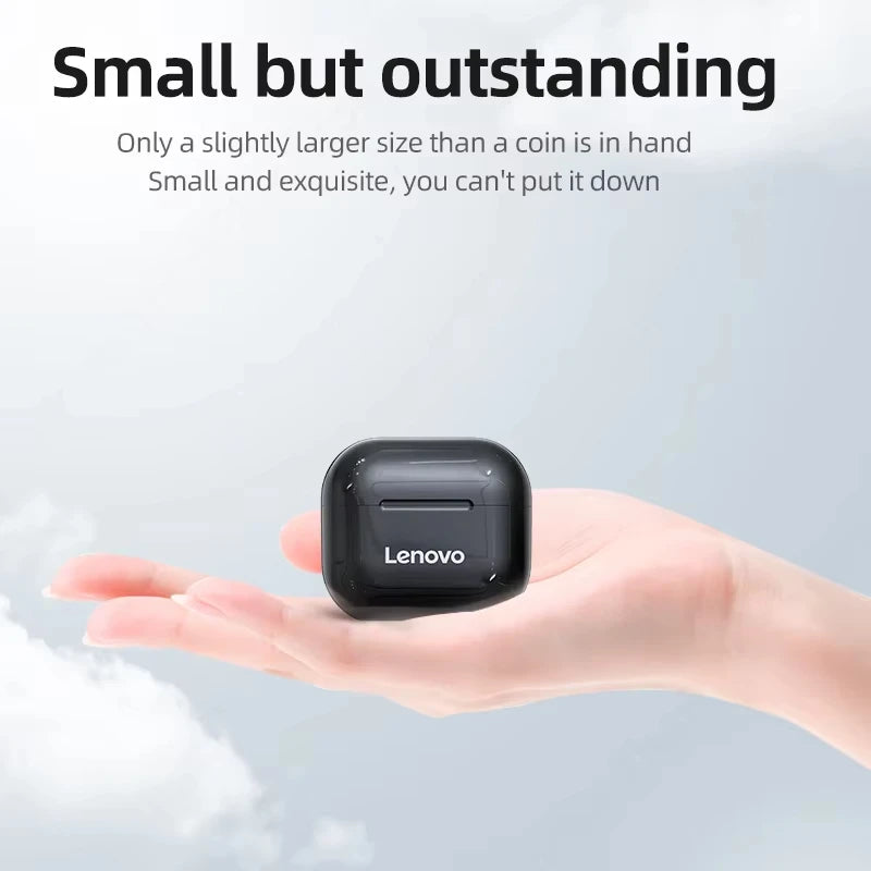 Lenovo LP40 Bluetooth 5.3 Earbuds – TWS Waterproof Earphones