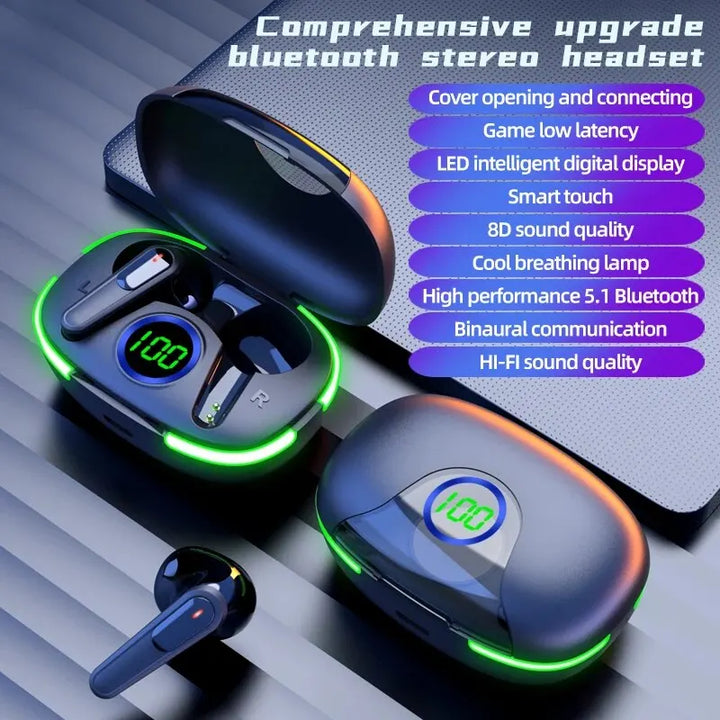 PRO 80 TWS Bluetooth 5.3 Earphones – LED Display, Hi-Fi Sound & IPX4 Waterproof – audio-accessory