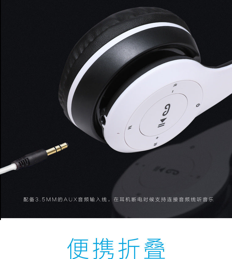 DIXSG P47 Bluetooth 5.0 Over-Ear Headphones – Portable & Waterproof