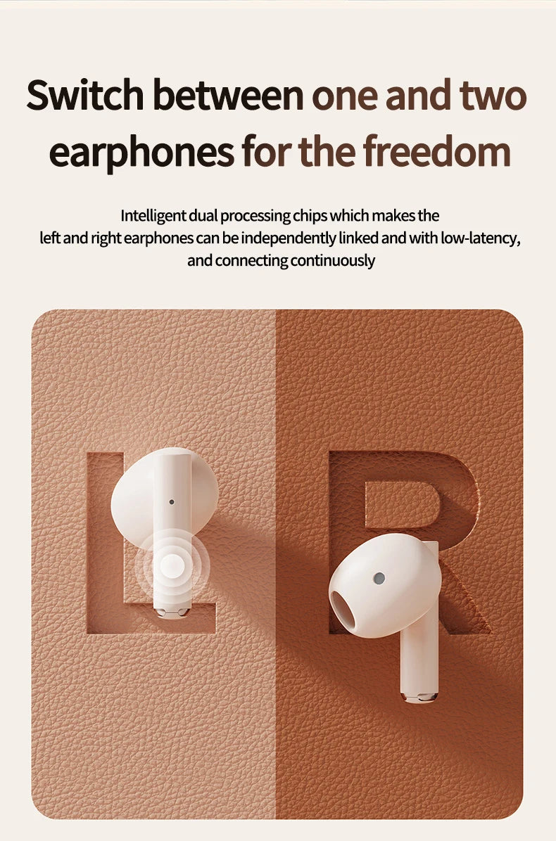 🎧 Game Wireless Earbuds with Noise Cancelling – Long Battery Life