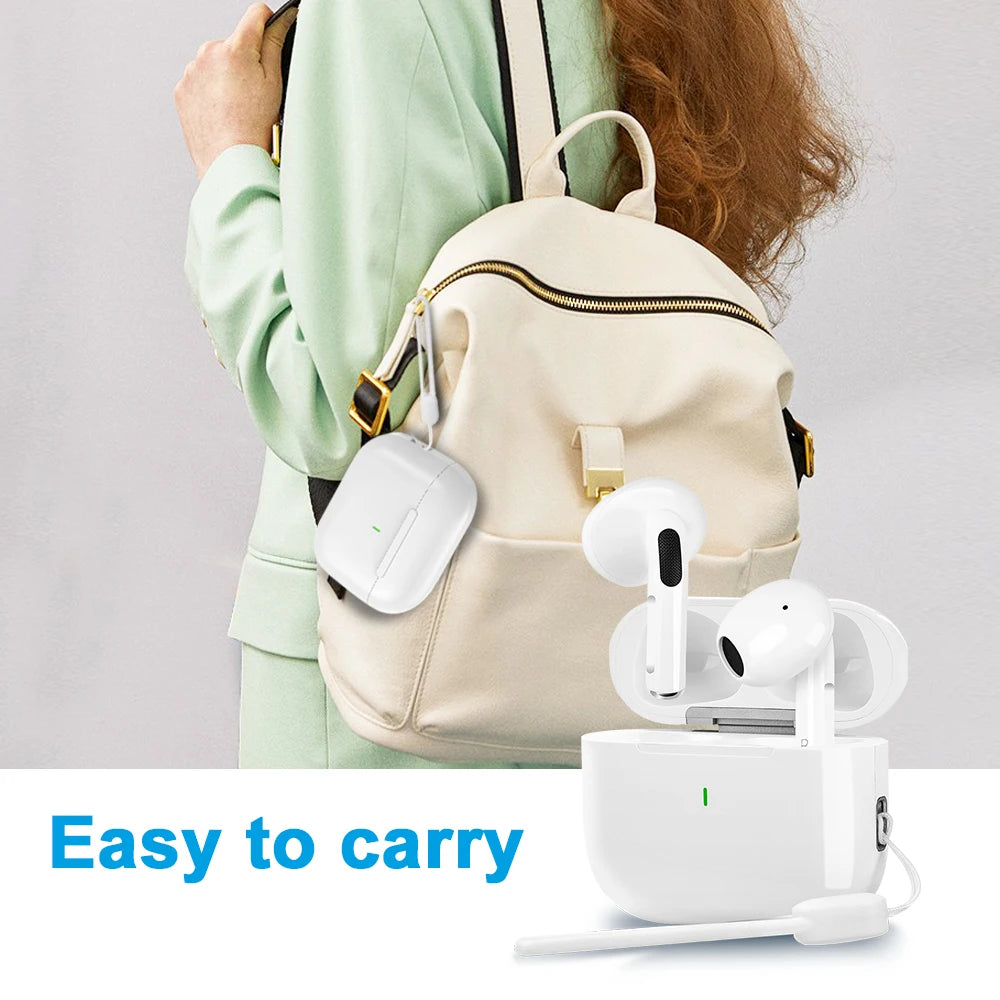 GOOJODOQ Bluetooth 5.3 Earbuds – 8H Play, Waterproof, HiFi