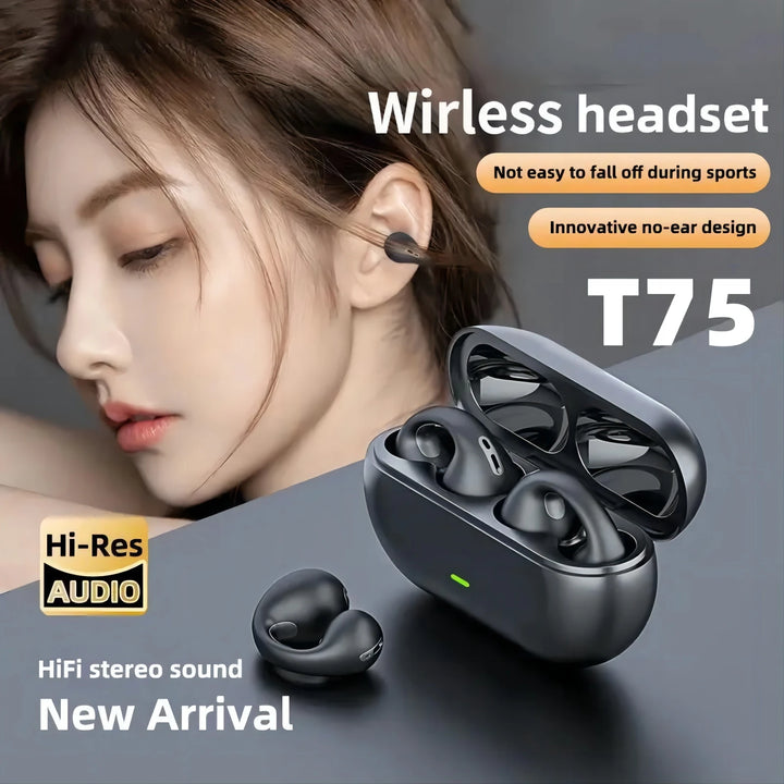 BUNKIMX A02 Wireless Ear Hook Earbuds — Bluetooth 5.1, Sport Fit – audio-accessory