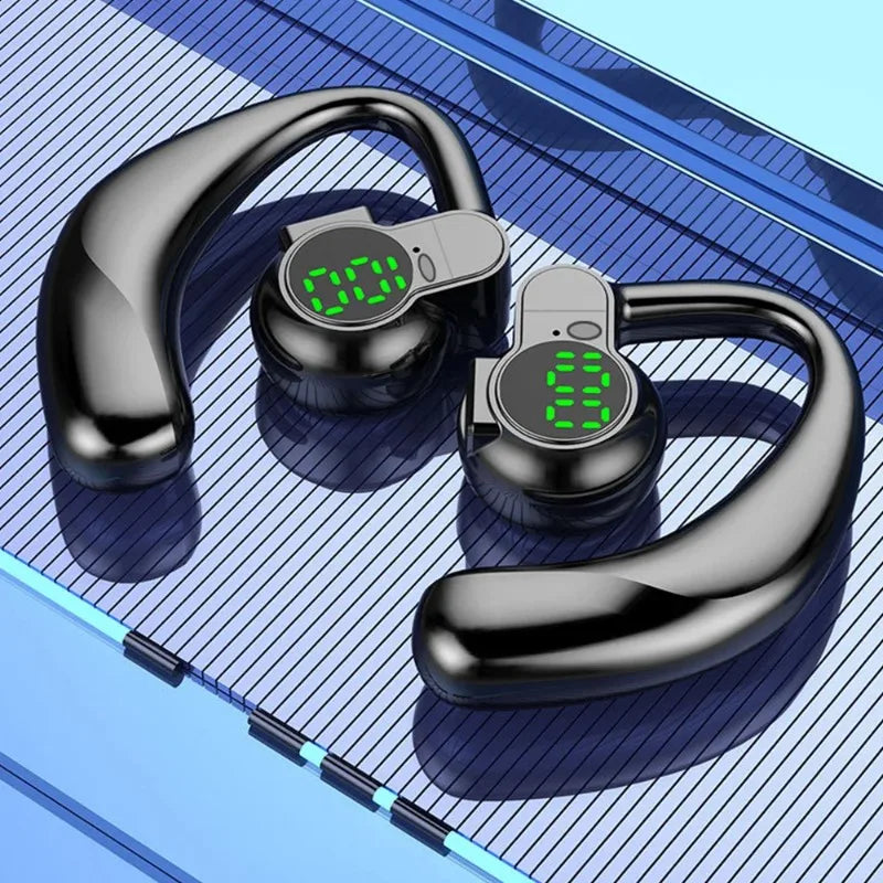 BAPPSUS Bluetooth 5.4 Ear Hook – ANC, Rotatable, Digital Display