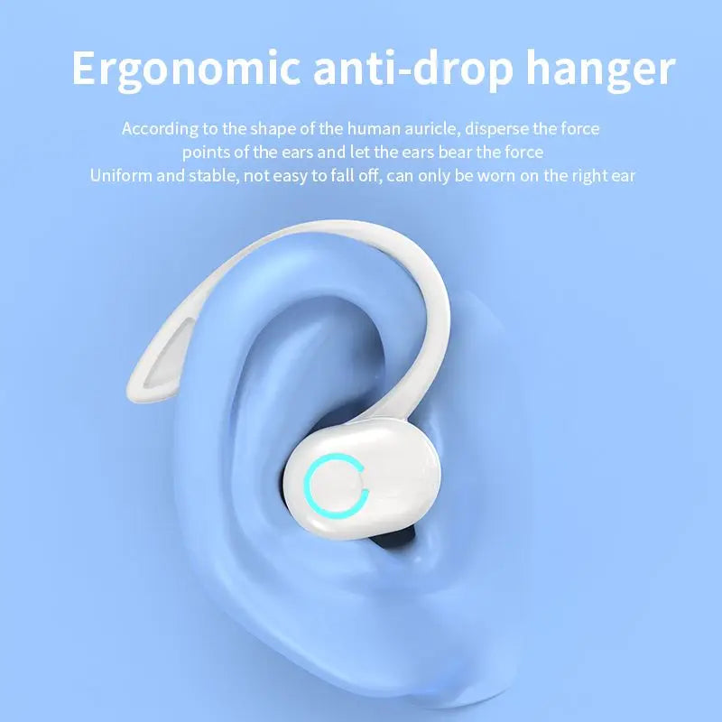 Kebidumei Bluetooth 5.2 Ear Hook Headphone | ANC & Waterproof