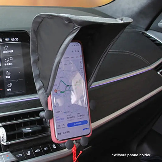 Car Phone Sunshade Umbrella – UV Glare Shield for Smartphones & GPS – tech-gadget