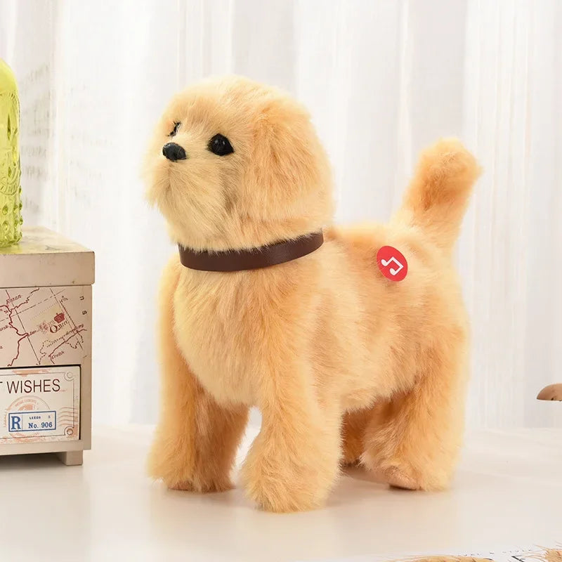 Electronic Plush Dog Toy – Sound & Motion Pet for Kids