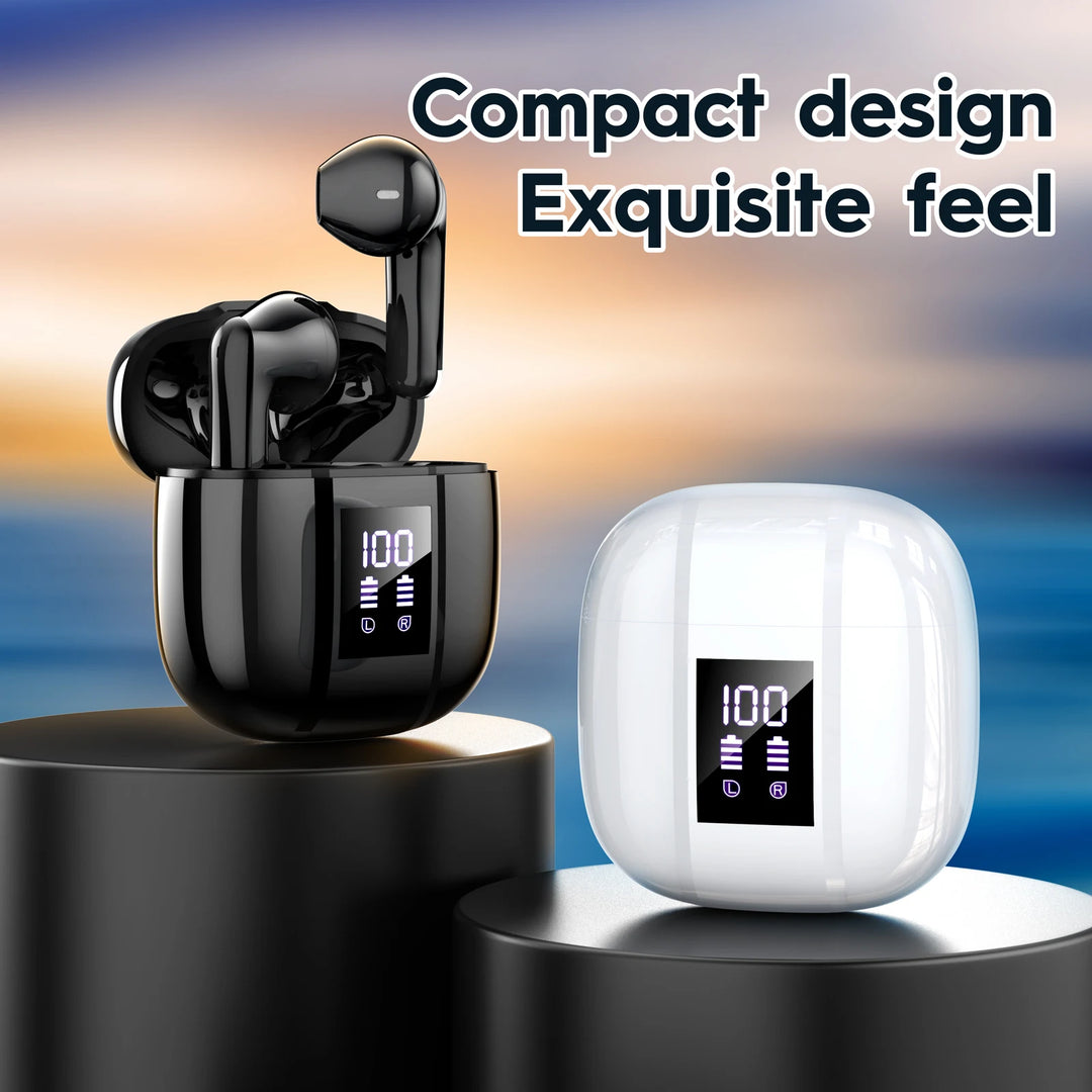 BLAST! i50 Bluetooth 5.3 Earbuds – LED Display & 8H Playtime