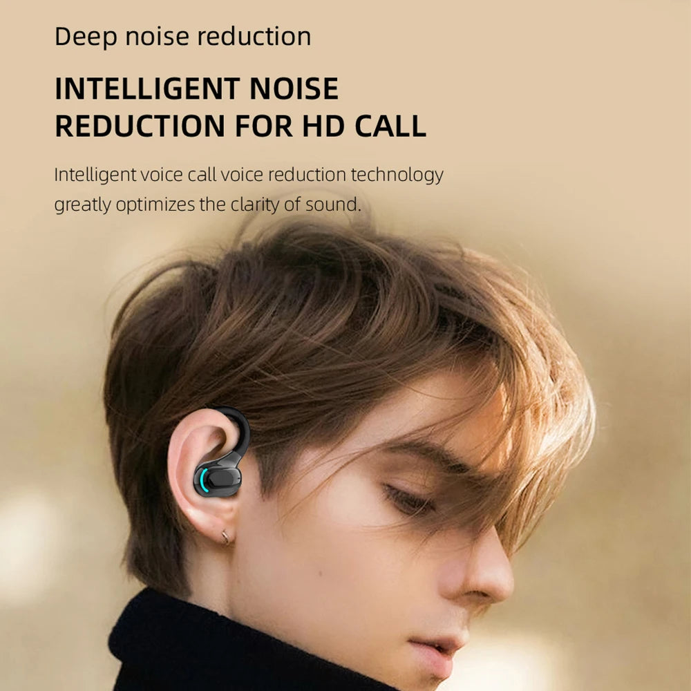 Virwir Bluetooth 5.2 Ear Hook Earbuds – ANC, HiFi Stereo, 60H