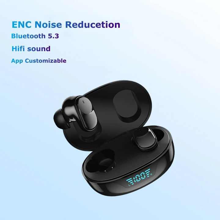 Beatfade Bluetooth 5.3 Earbuds – 60h Battery, ENC Mic & Game Mode – audio-accessory