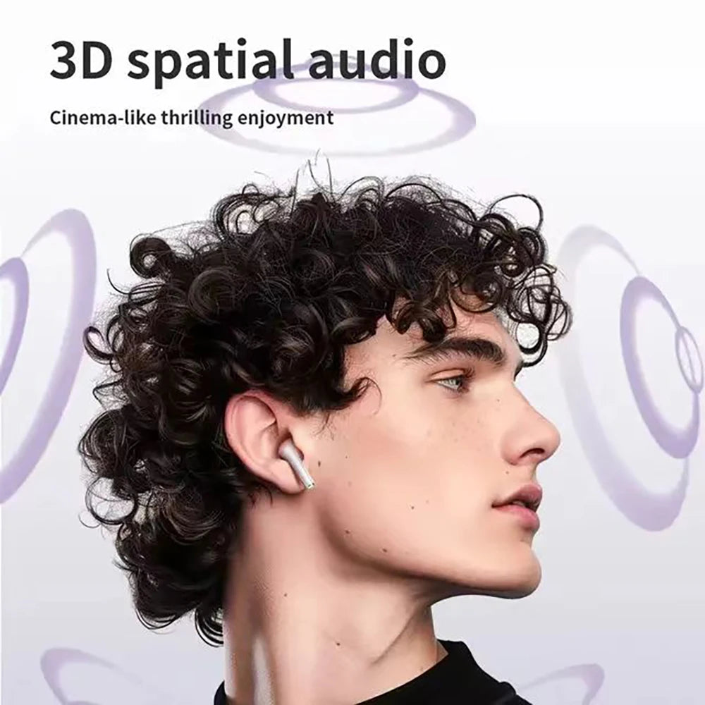 FANHUN Bluetooth 5.3 Earphones – ANC, Mic, True Wireless TWS