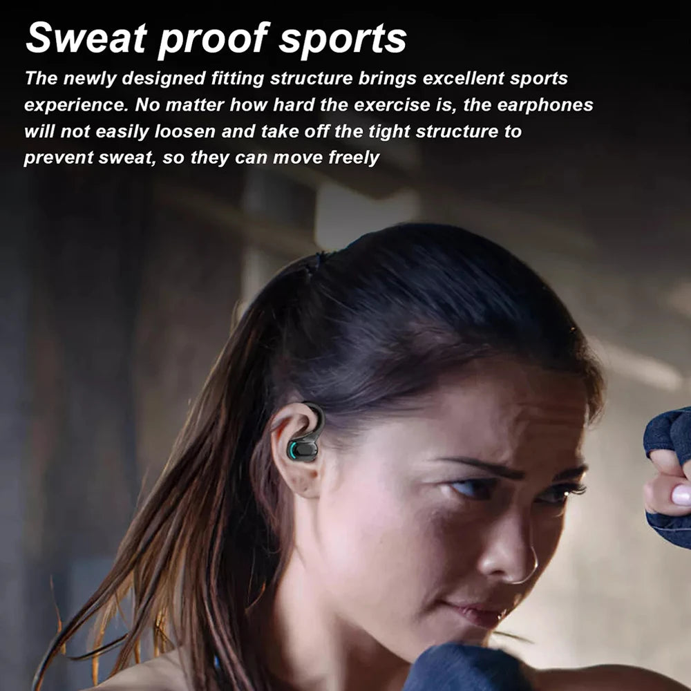 Virwir Bluetooth 5.2 Ear Hook Earbuds – ANC, HiFi Stereo, 60H