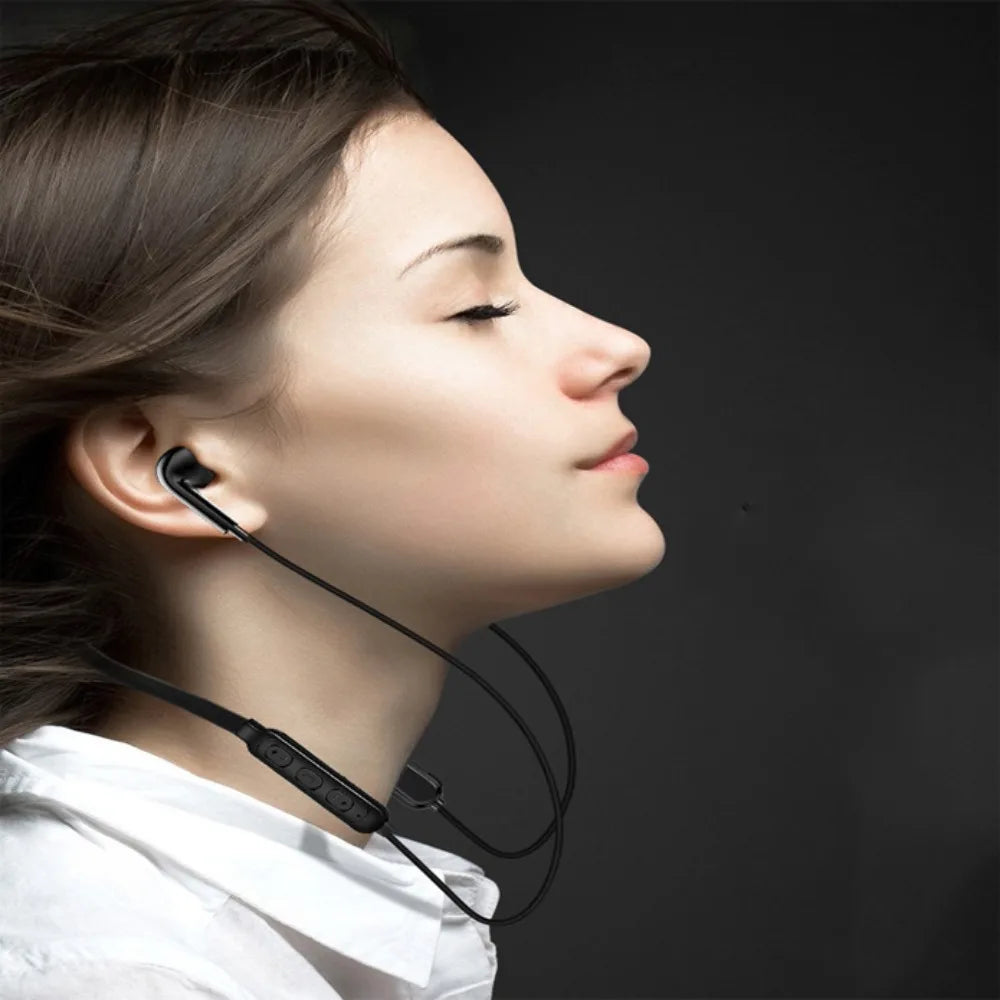 DITIPOO Neckband Bluetooth Earphones – ANC, Stereo Sound