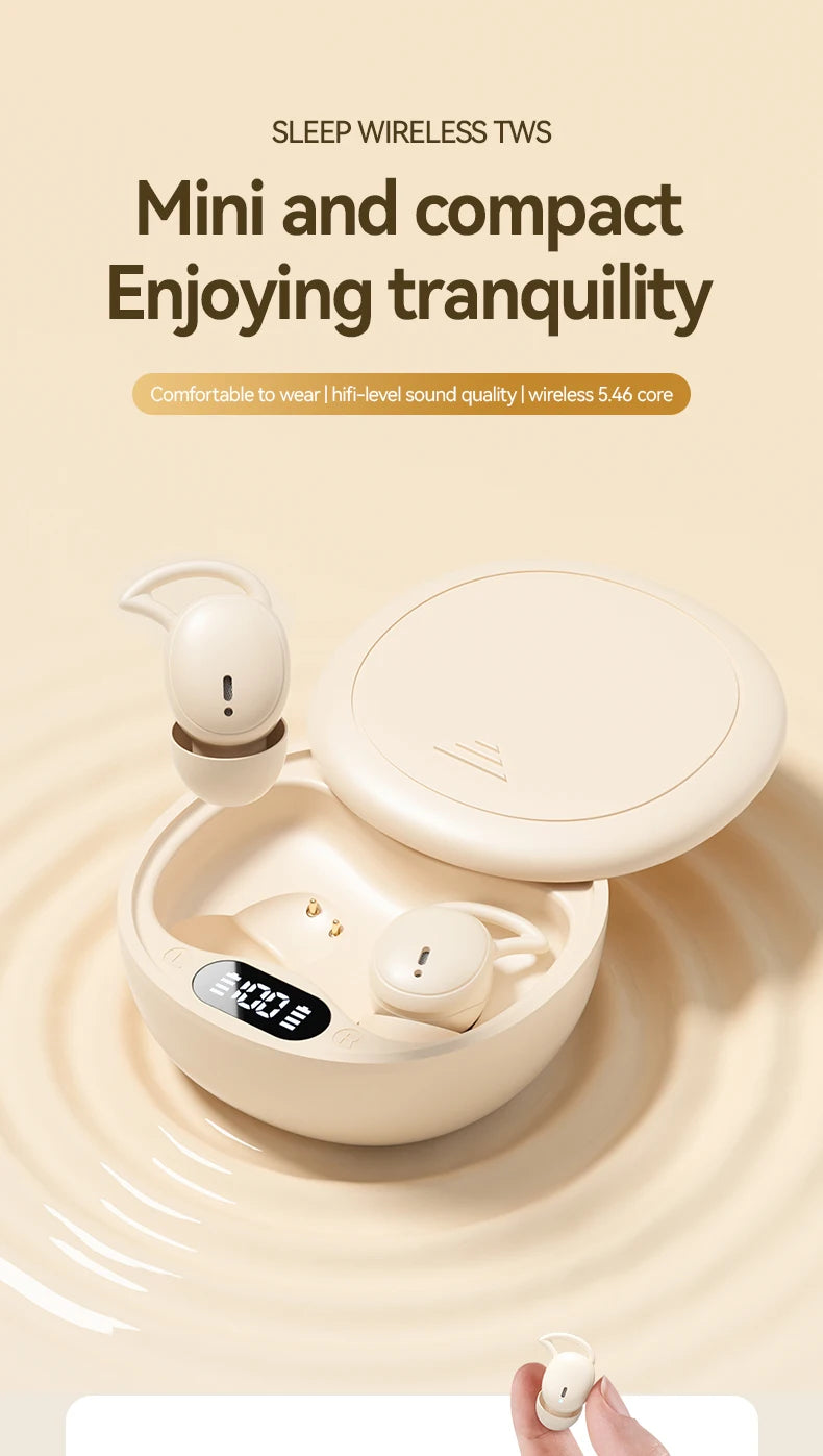 EKEAI Bone Conduction Sleep Earphones – ANC, Bluetooth 5.3