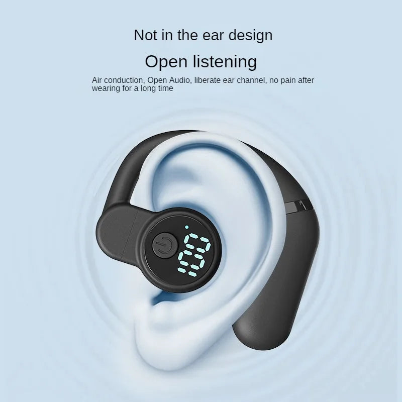 Kebidumei HOWS02 Ear Hook – Bluetooth 5.3 Noise Cancelling