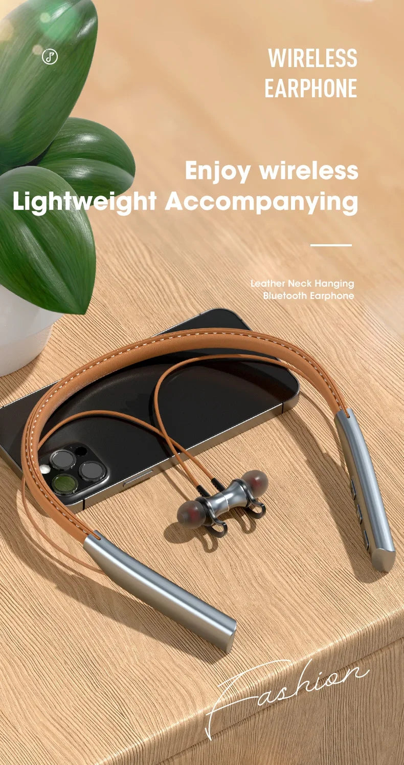 Lamgool Sports Wireless Earphones – Bluetooth 5.0, IPX5, SD Card