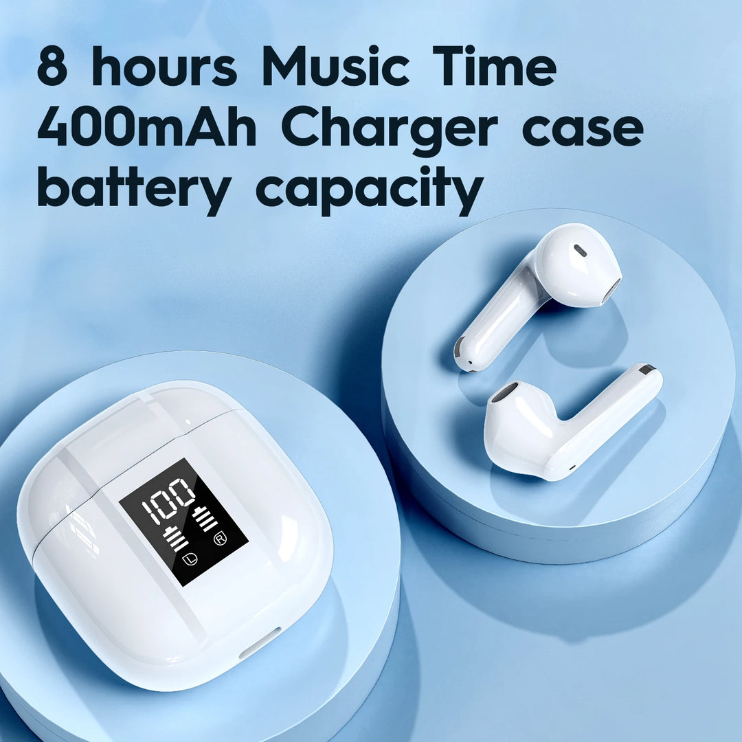 BLAST! i50 Bluetooth 5.3 Earbuds – LED Display & 8H Playtime