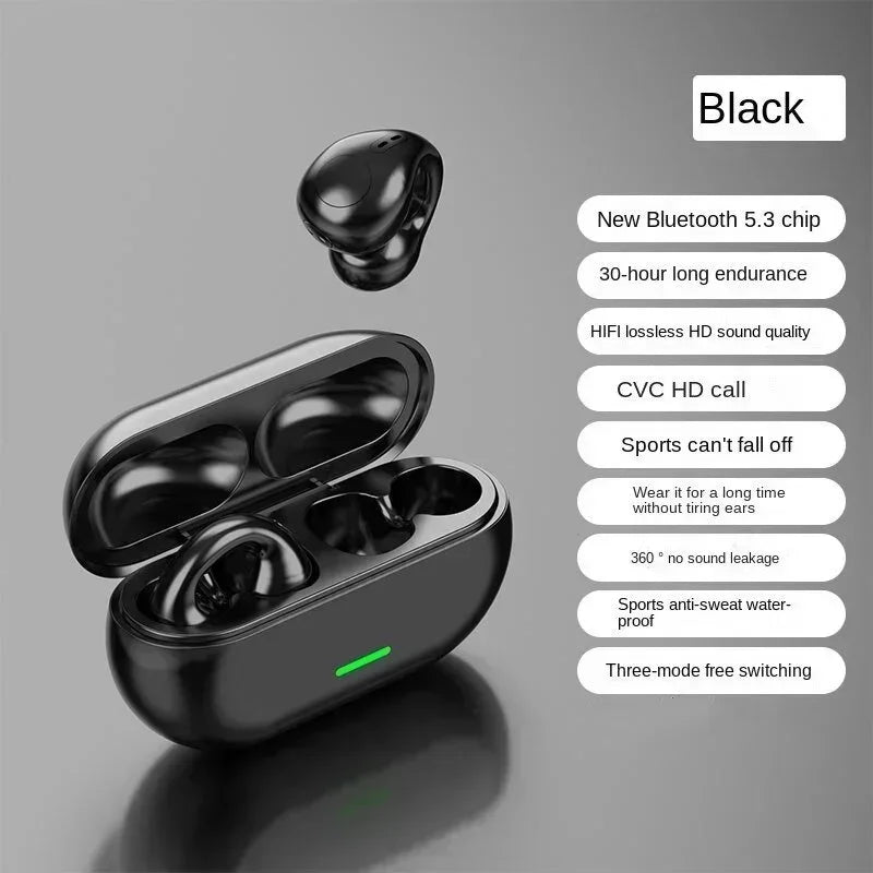 CHUBAN T75 Bone Conduction Wireless Earphones – Waterproof TWS