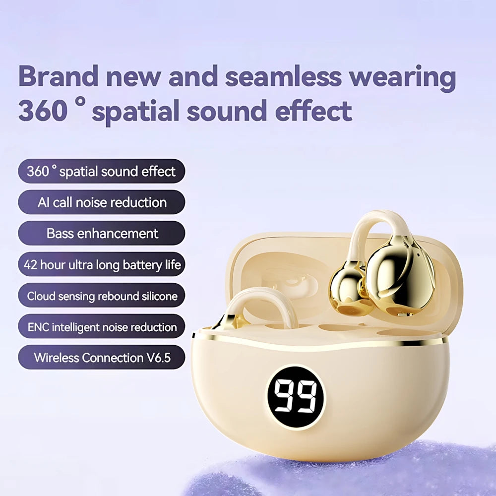 2025 Wireless Air Bone Conduction Earphones – HIFI, Waterproof – audio-accessory