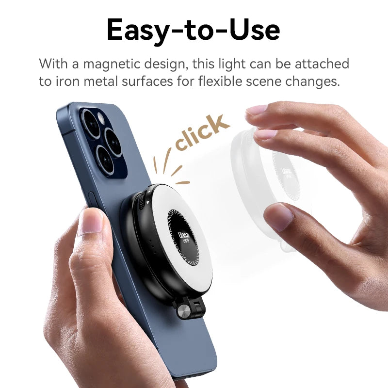 Ulanzi LM19 MagSafe Flip Fill Light – Bi-Color Vlogging Light