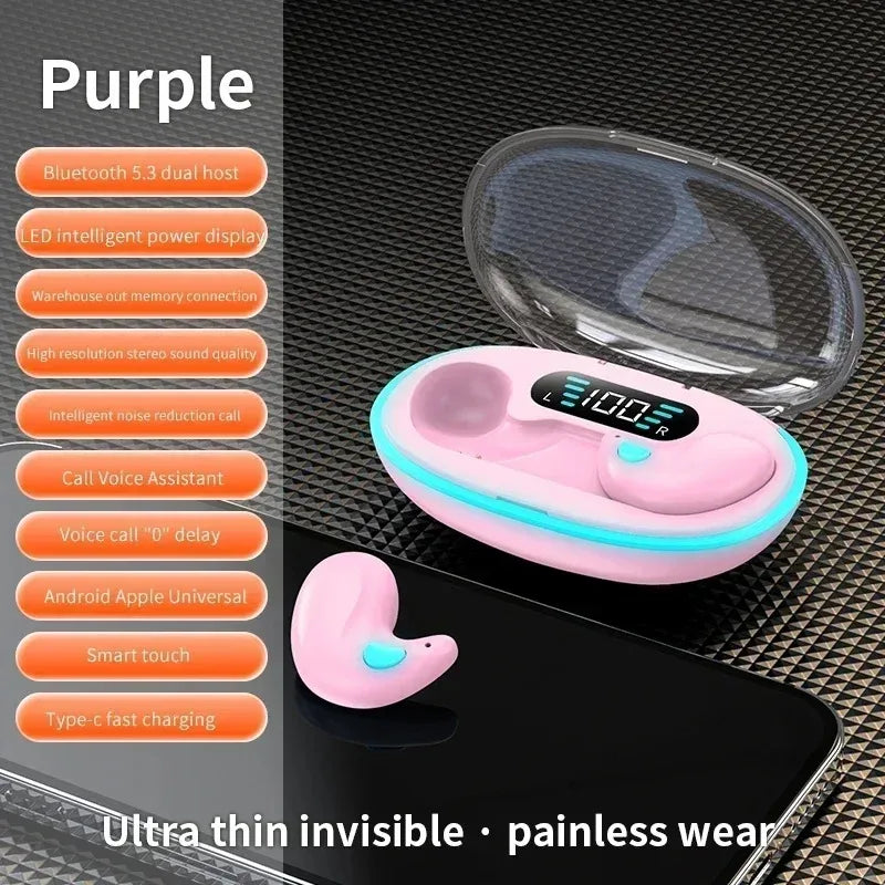 RSRDDY TWS Bluetooth Earphones – Wireless, Noise Cancelling