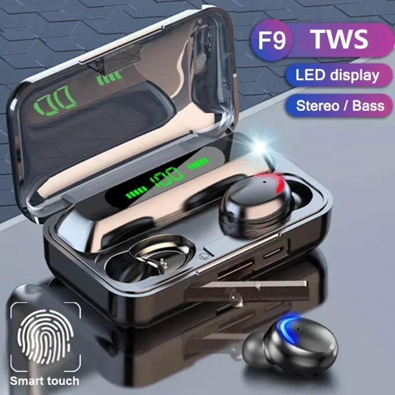 DAmore 9D Stereo Bluetooth Earbuds – ANC, High Bass