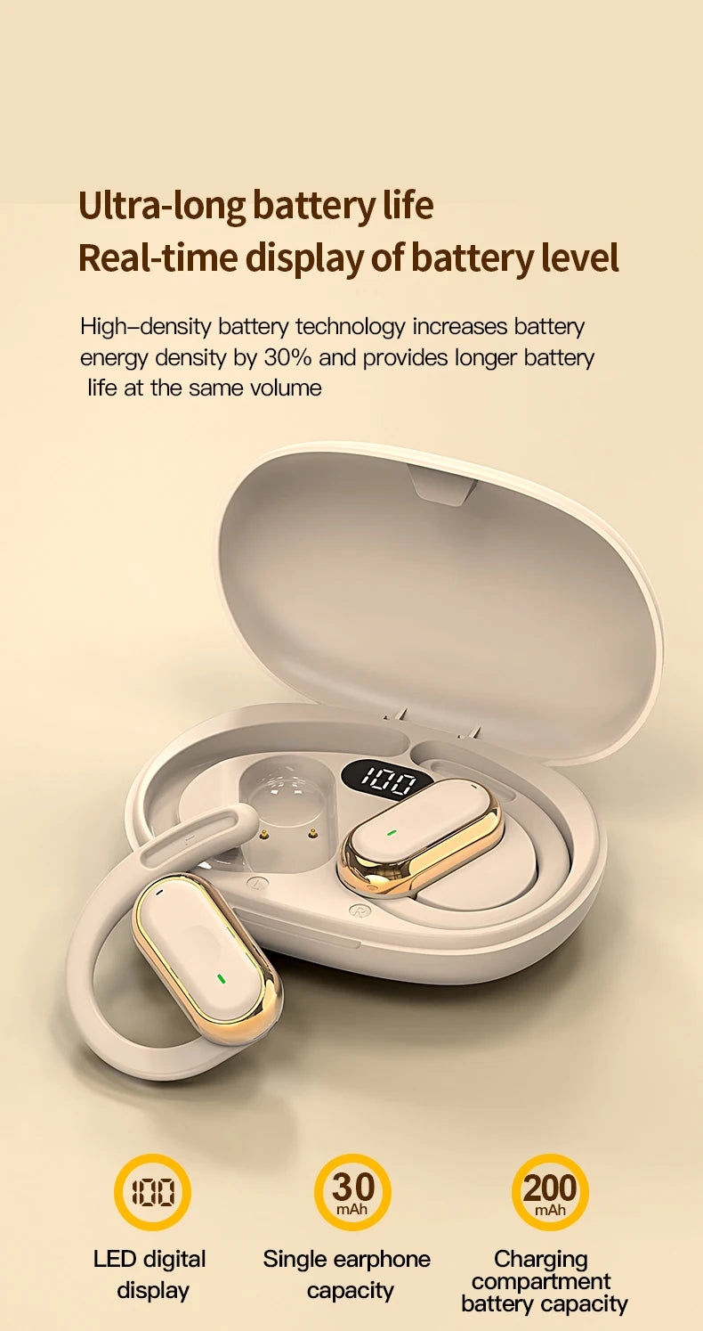 Kebidumei Bluetooth 5.4 Earphones – HiFi, Low Latency, IPX6