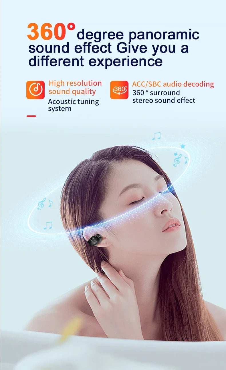 VIKEFON Bluetooth 5.3 Ear Hook Earbuds with Mic – audio-accessory