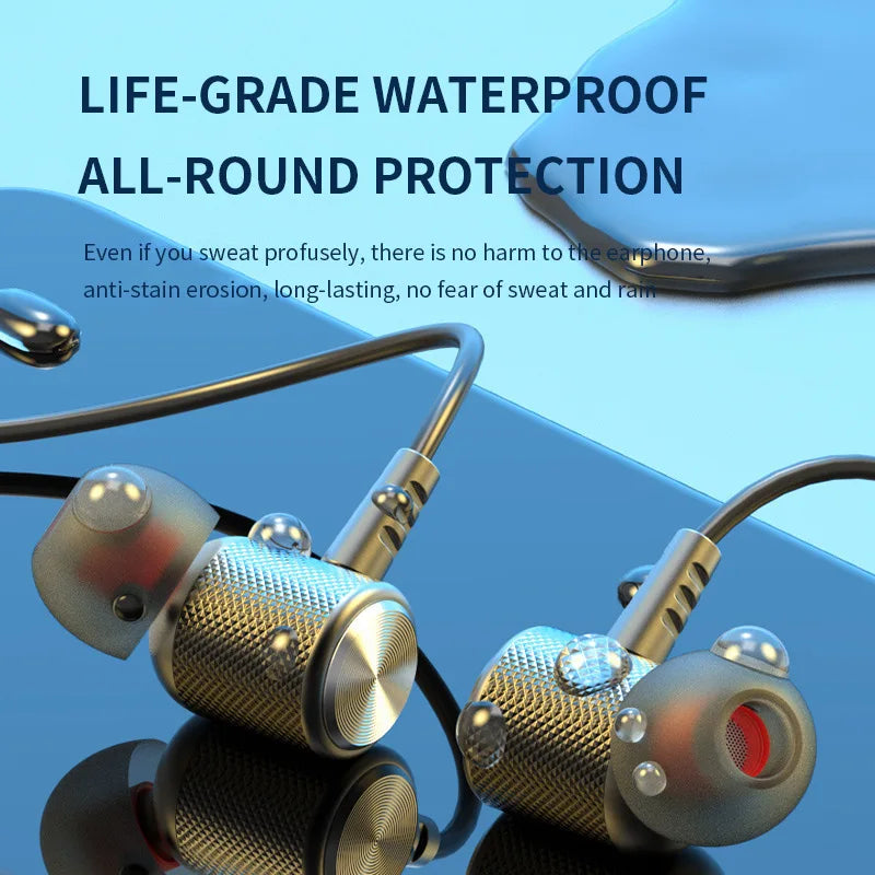Fone Wireless Bluetooth Neckband Earphones with Mic – Magnetic Sport Headset for Gym & Travel
