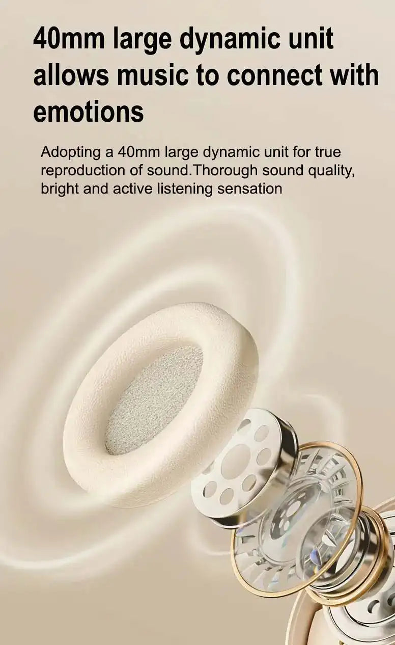Aolon Bluetooth 5.3 Headphones – ANC, HiFi Stereo, Over-Ear