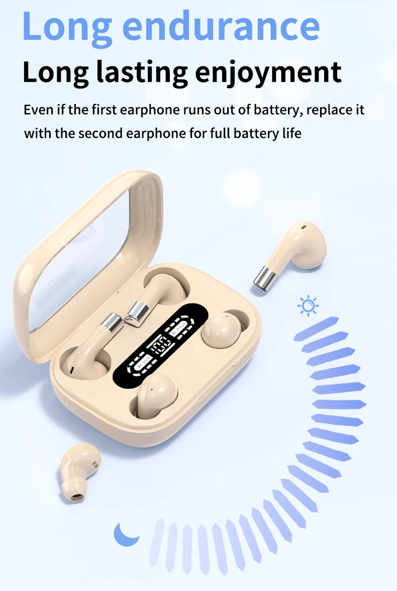 Kebidumei Bluetooth 5.4 Earbuds – ANC, 300H Standby, Waterproof