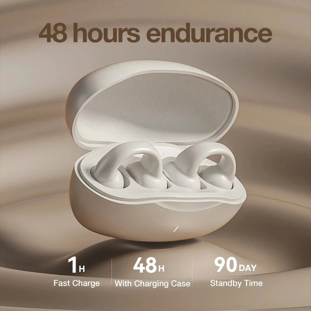 VIKEFON Bluetooth 5.3 Ear Hook – Air Conduction, Sports