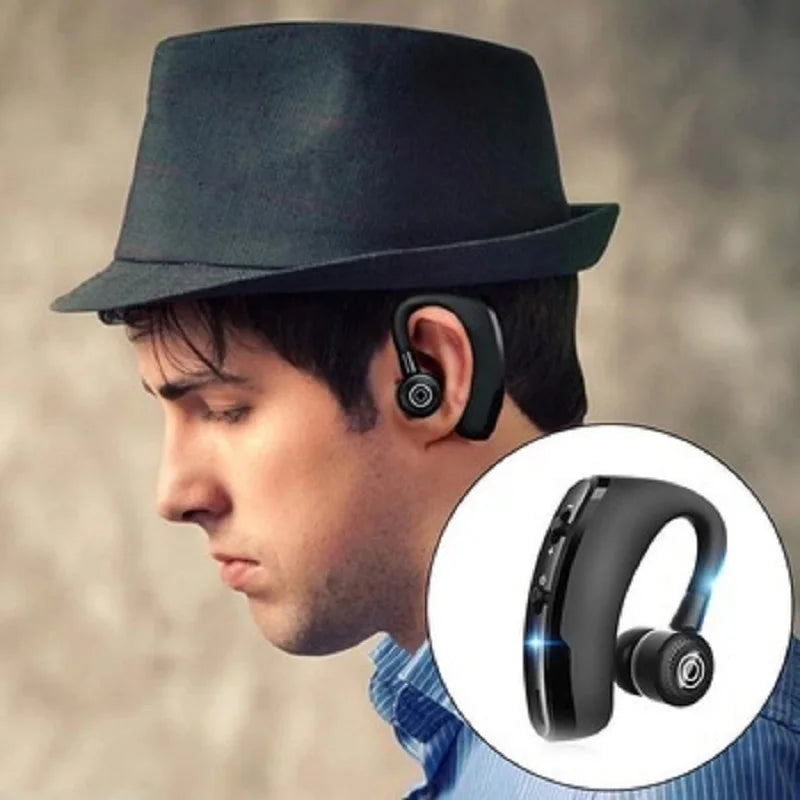 Fomscvka V9 Wireless Ear Hook Headset – HiFi Hands-Free