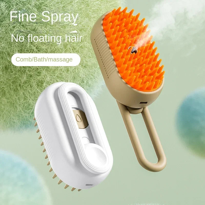 Electric Spray Massage Comb for Pets – Grooming & De-Shedding Tool