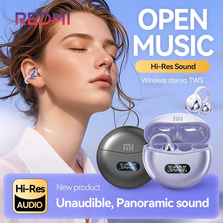 “Redmi Open Ear Clip Earbuds – Bluetooth 5.3 ENC Wireless”