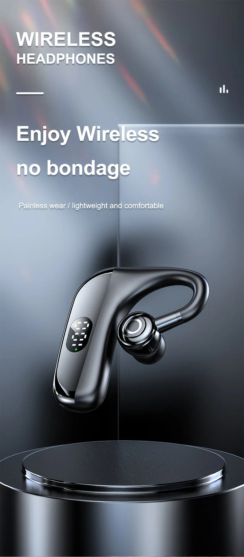Oein Bluetooth Earphones – ANC, Wireless In-Ear, HiFi Sound