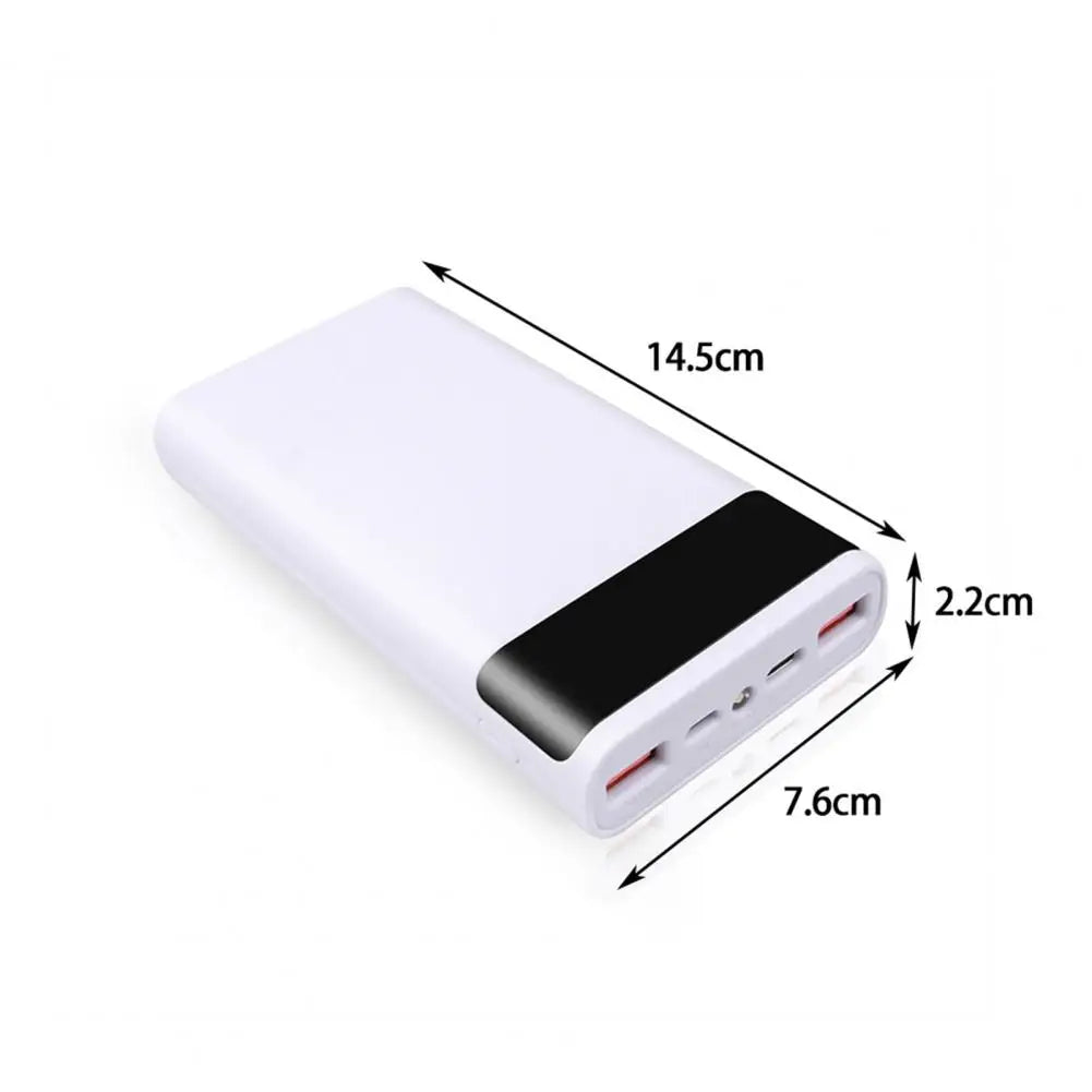 20000mAh Power Bank Case | Dual USB Portable Charger