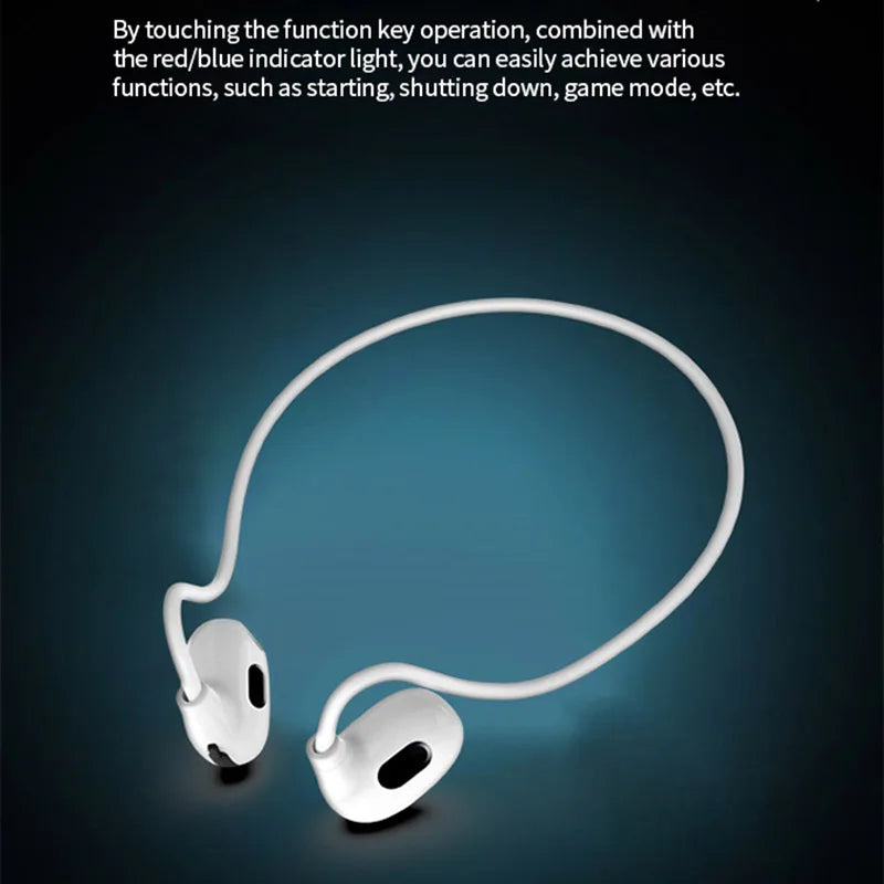XCZJ Bluetooth 5.3 Sports Earbuds – Air Conduction, Ear Hook, Long Standby